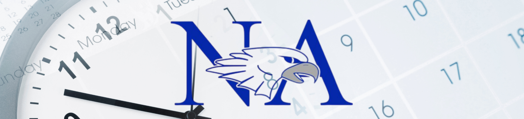 calendar with NA logo
