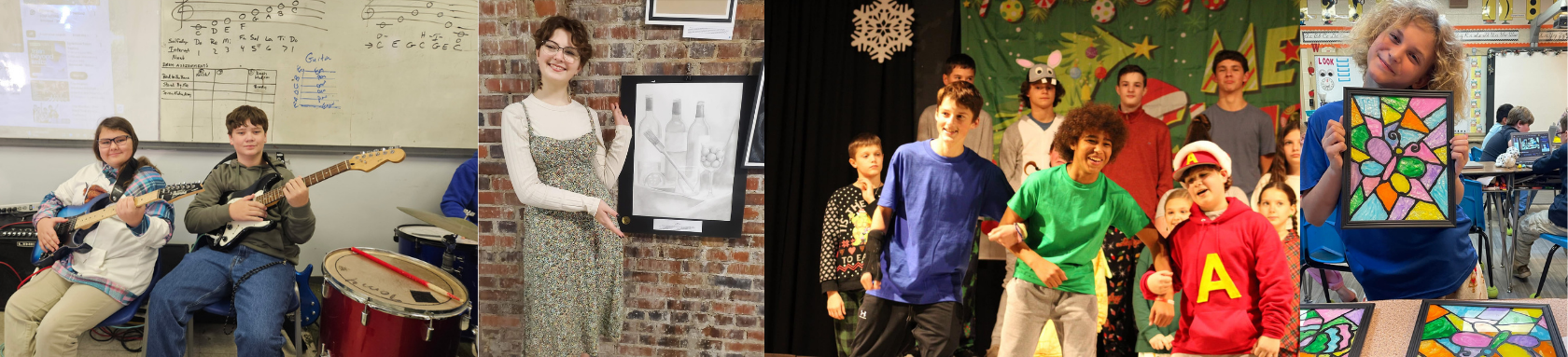 Music, art and drama