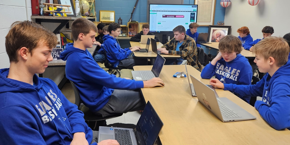 Students Using Laptops