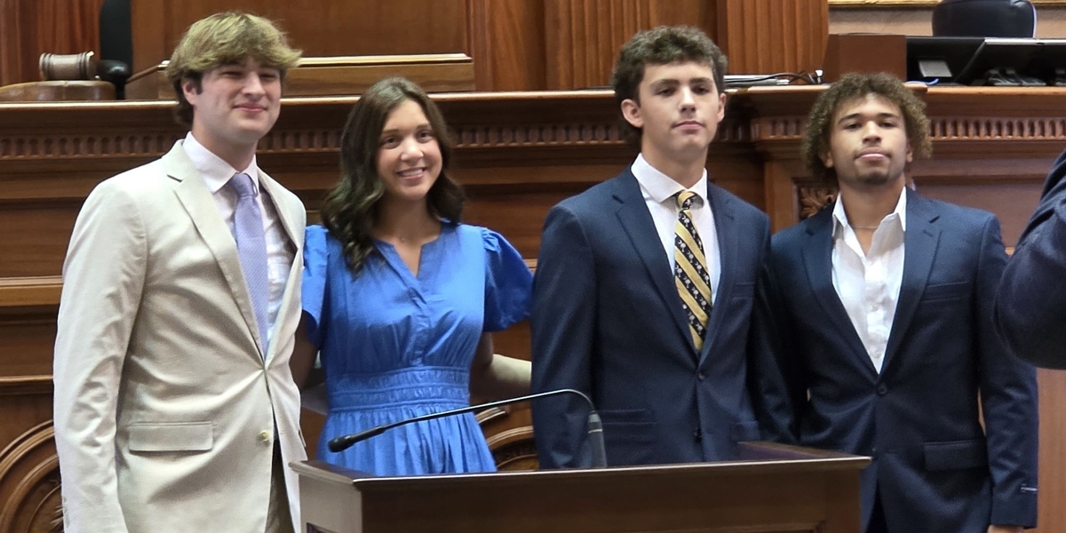 Students at the SC State House