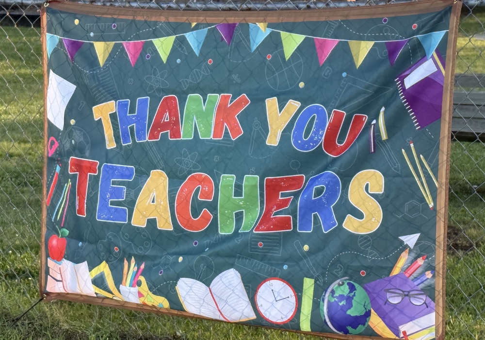 Decorations for teacher appreciation week.