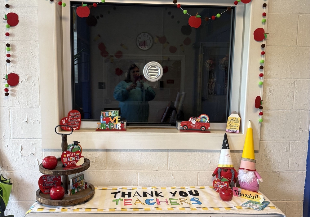 Decorations for teacher appreciation week.